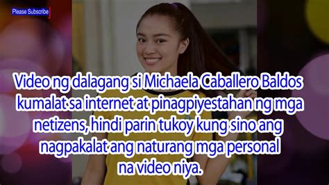 michaela caballero|Michaela Caballero Baldos Mahigit 300 videos kasama na ang.